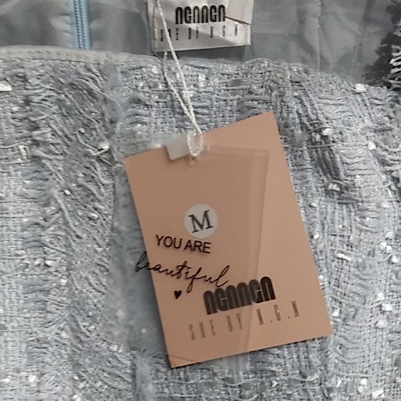 NGNNGN Dress. Size M. Color Blue. - Picture 5 of 7